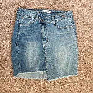Guess Asymmetrical Denim Skirt